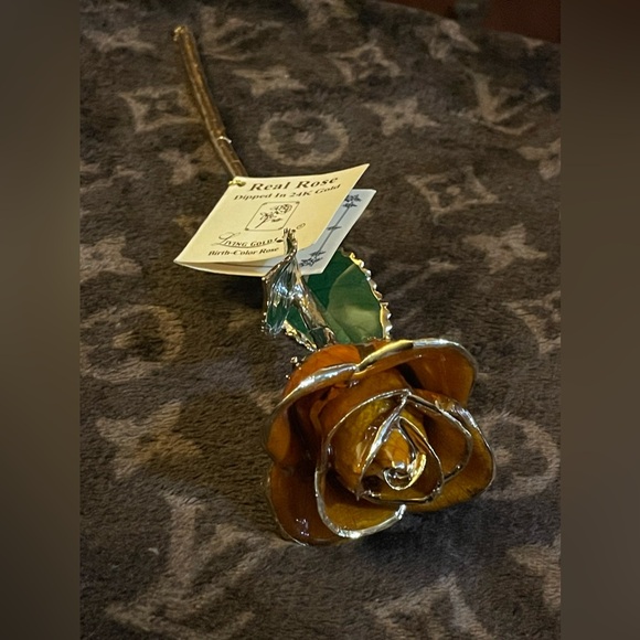 Living Gold Vintage Real Rose dipped in 24k gold - Picture 6 of 6